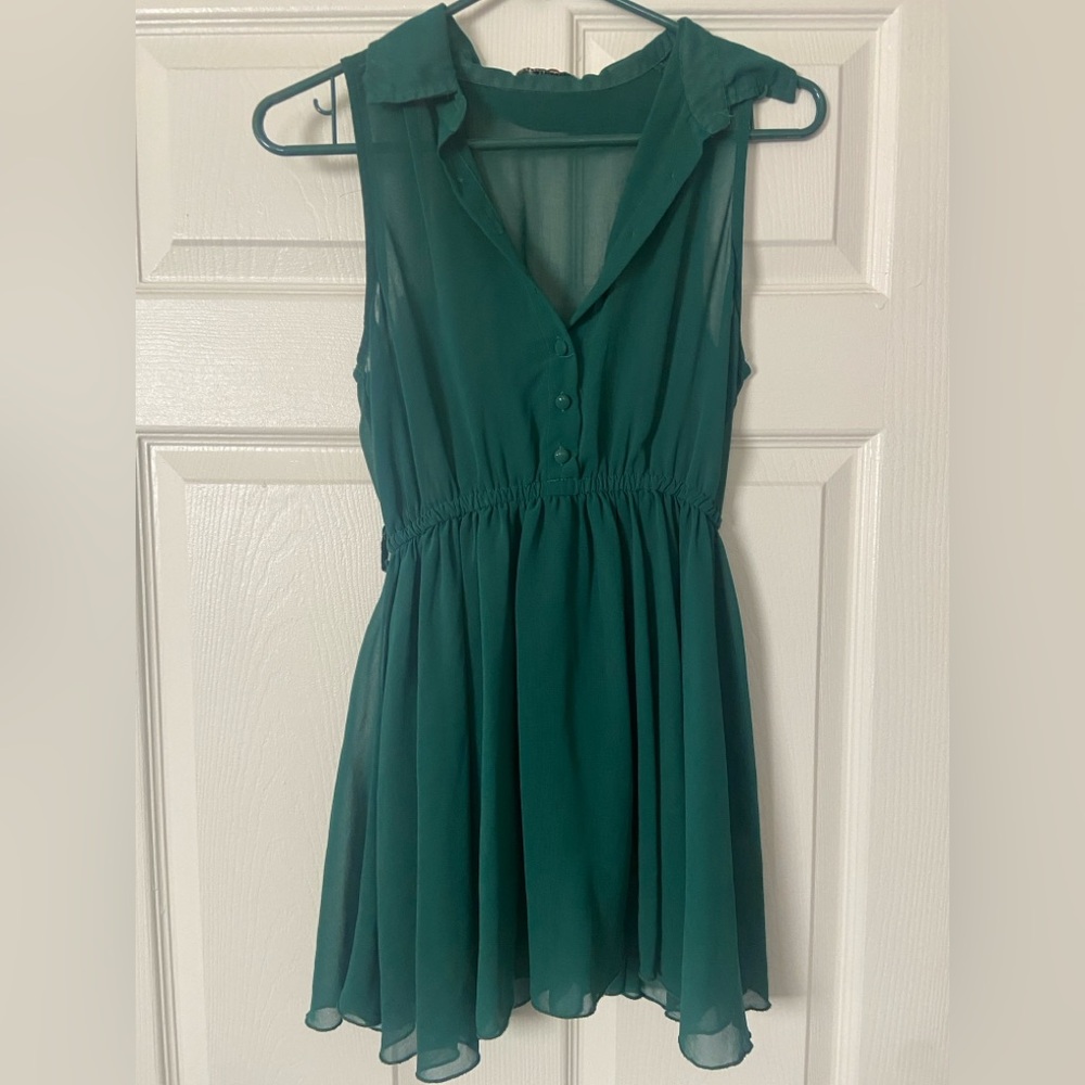 Intro. Emerald Green Sleeveless top